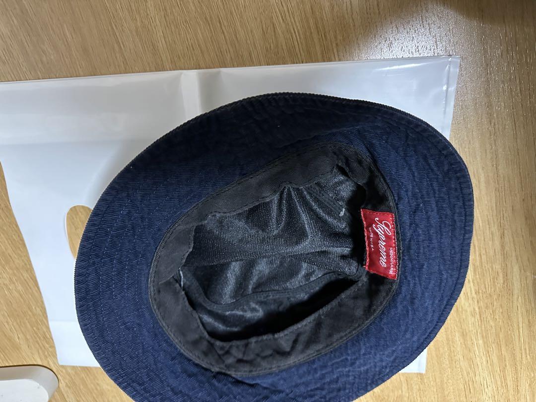 supreme シュプリーム バケットハット コーデュロイ ネイビー
