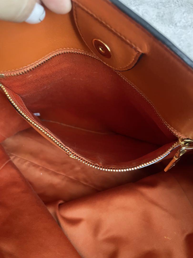 miu miu オレンジ トートバッグ