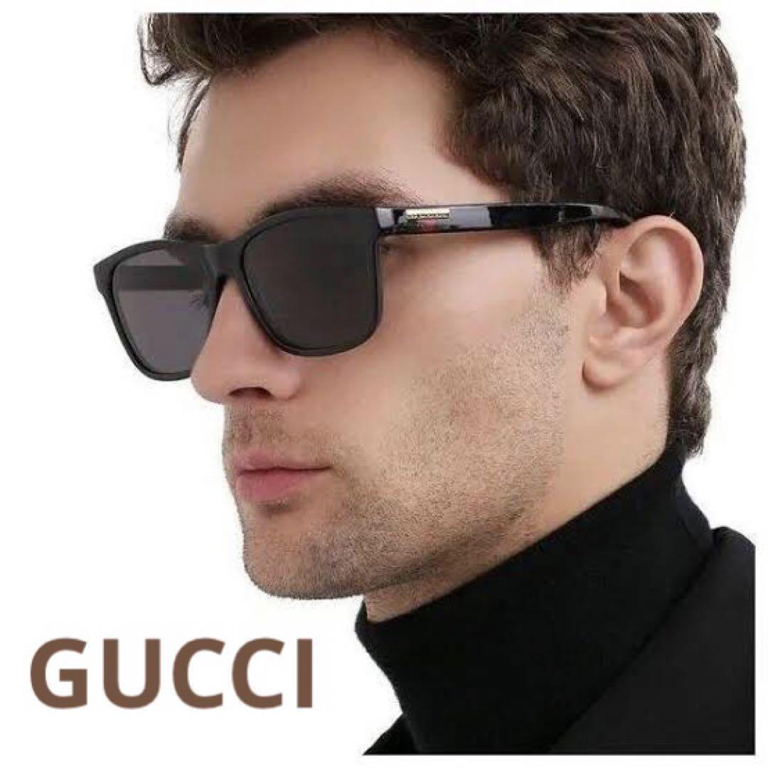 GUCCI ダブルG オーバルサングラス 面長 ショートヘア 小顔効果