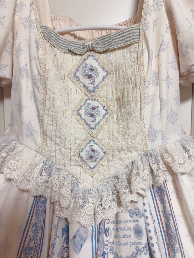 アンティークポーセリン ワンピース