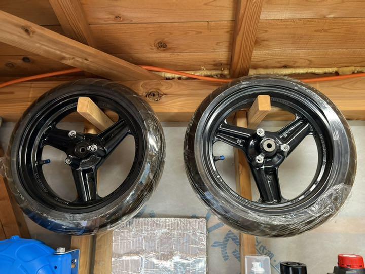 NSR50前期 ホイール前後 NSR50前期 ホイール前後セット - メルカリ