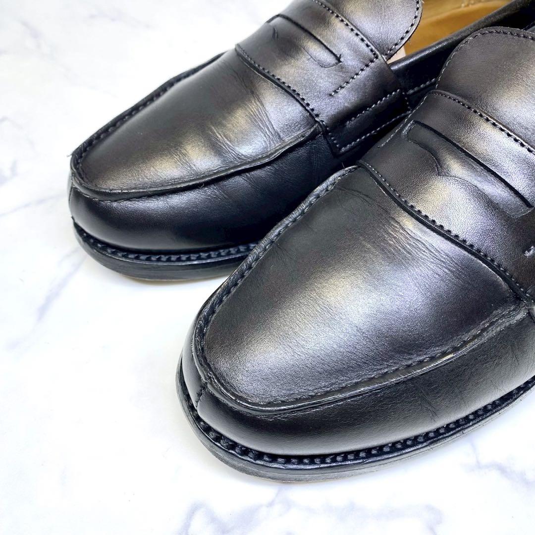 美品✨ Berwick コインローファー 4456 ダークグレー Y0855