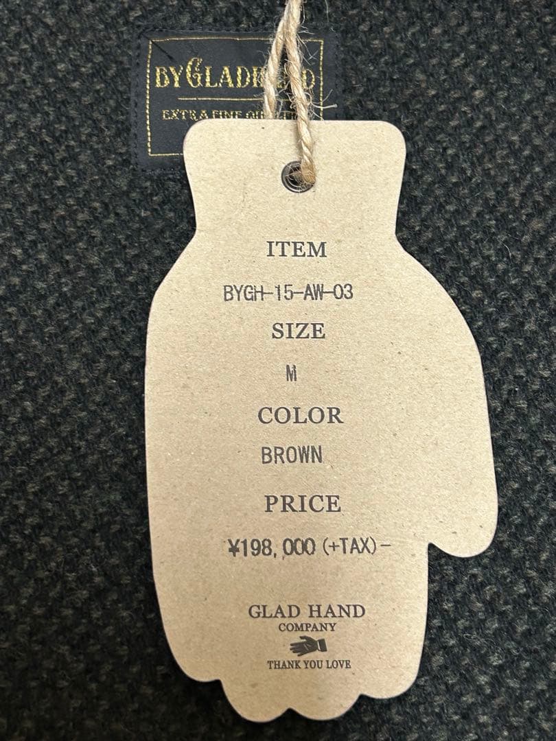 【ほぼ試着のみ】BY GLADHAND GOODTIME カーコート