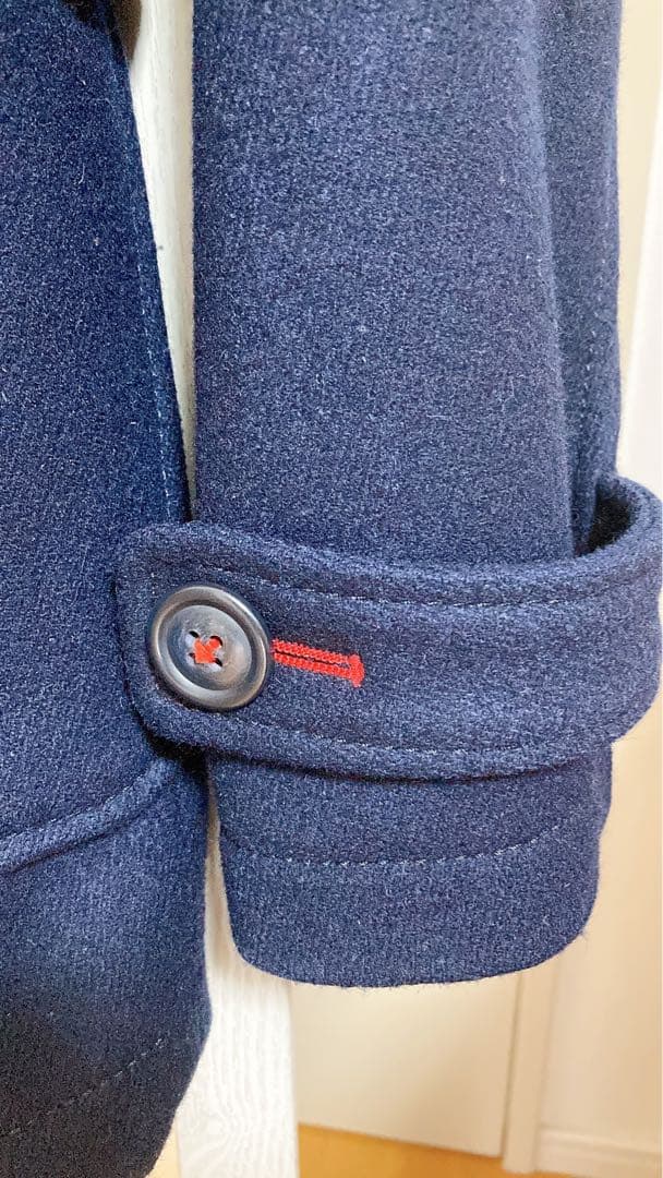 tommy girl 総裏地ネイビーダッフルコート S