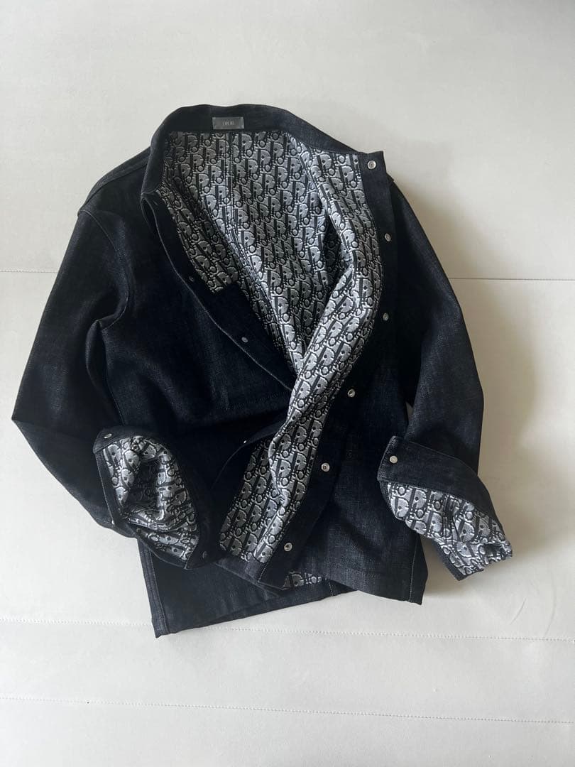 ディオール　デニムジャケット Gジャン カバーオール 裏地 ディオール デニムジャケット Gジャン カバーオール 裏地