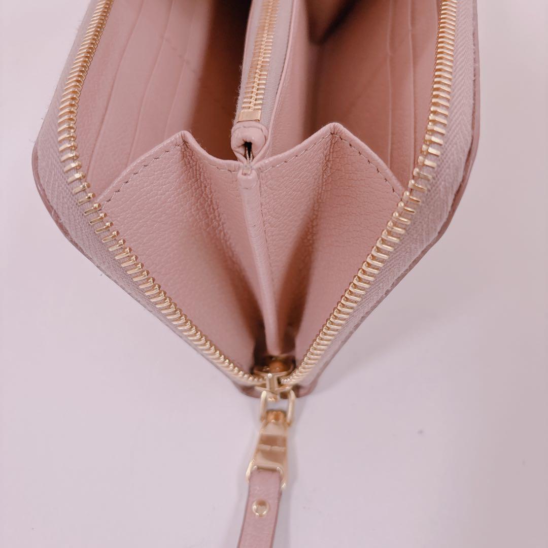 【 正規品美品 】miumiu リボン 長財布 マドラスレザー 財布 ピンク