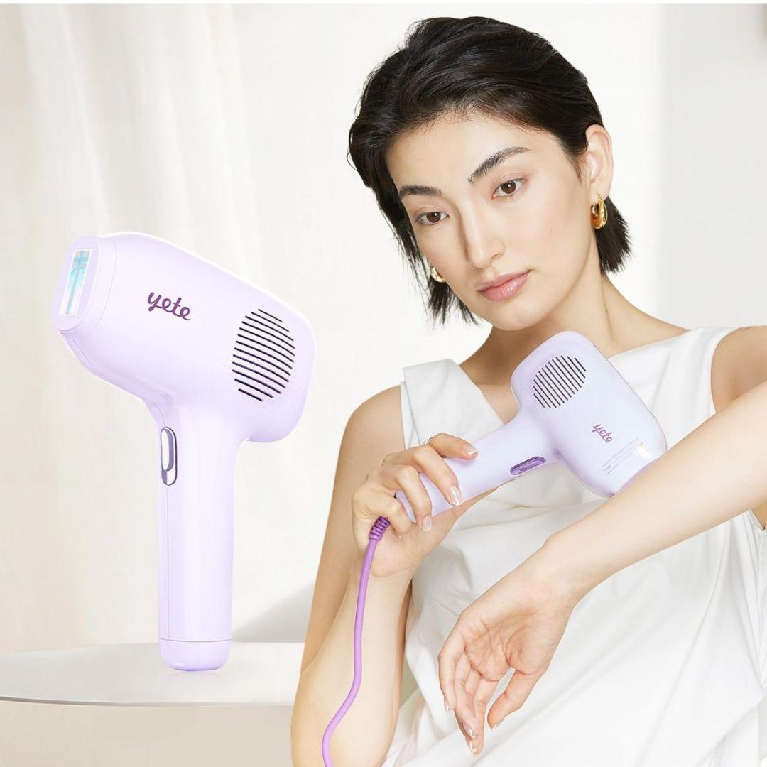YETE 脱毛器 サファイア冷感 家庭用光脱毛器 VIO対応 男女兼用