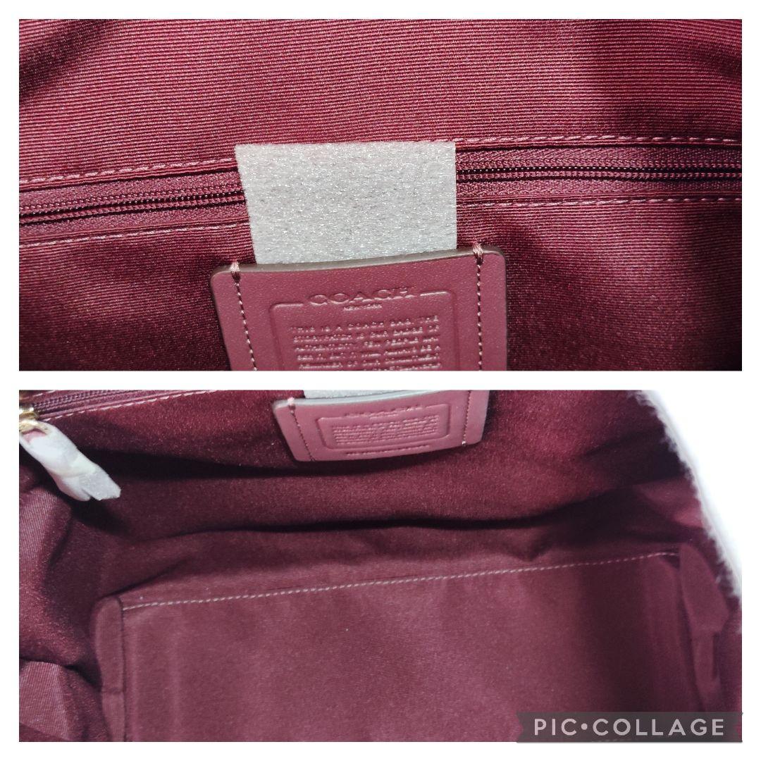 ✨️新品✨️COACH コーチバッグ 2way レザー シグネチャー総柄 通勤