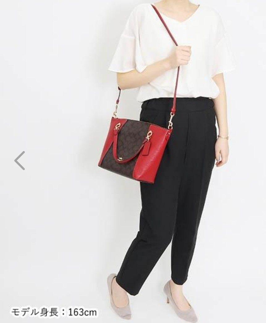 ✨️新品✨️COACH コーチバッグ 2way レザー シグネチャー総柄 通勤