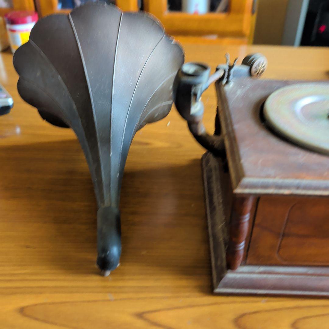 【国際ブランド】 昭和レトロ GＲAMO CP−１０１蓄音機傷や汚れあり 準備万端の