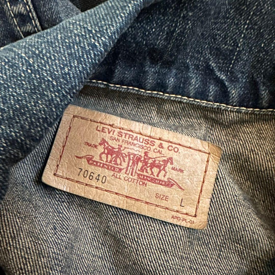 moco　リーバイスLevi's70640デニムジャケットLサイズ