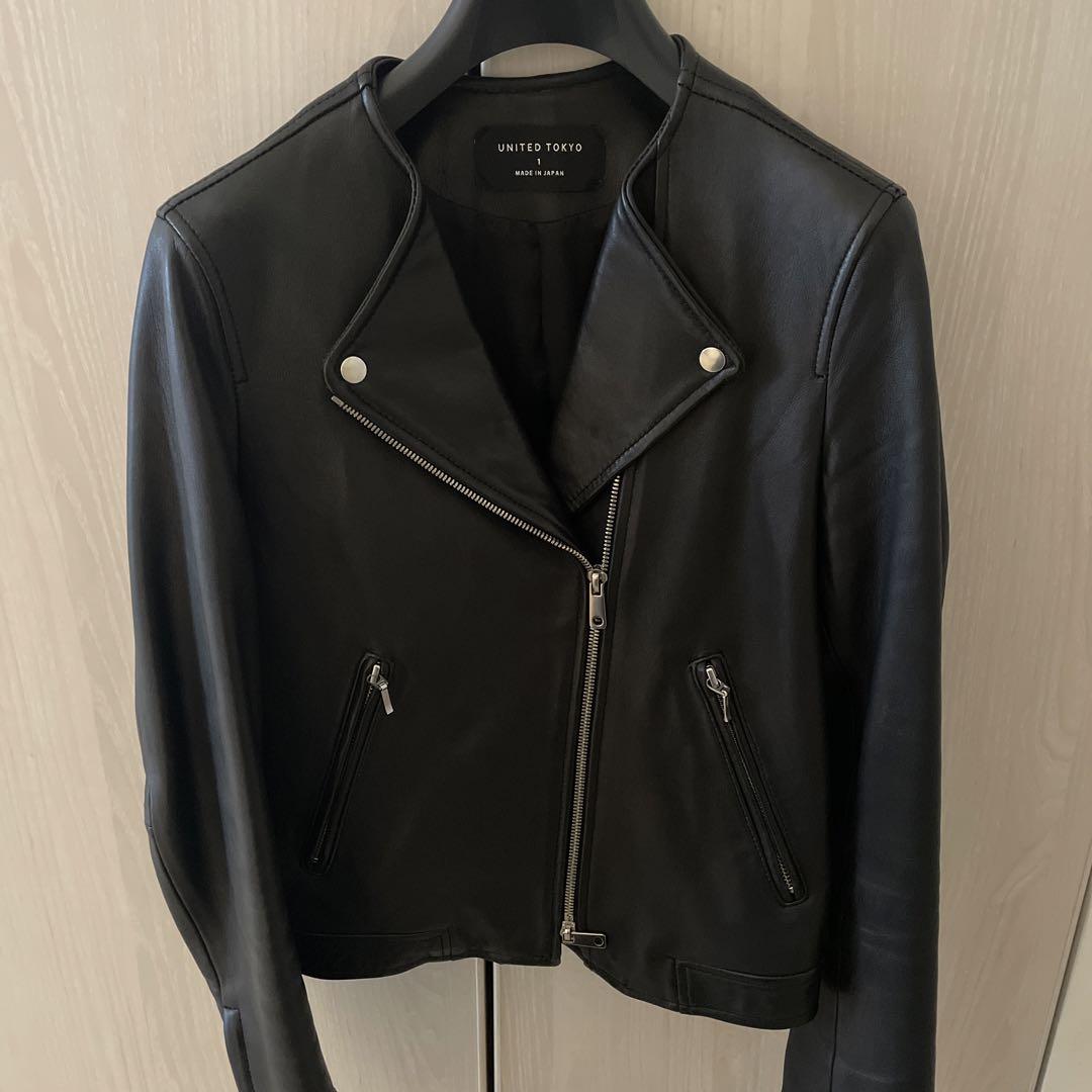 【大幅値下げ中】UNITED TOKYOレザーダブルライダース sサイズ