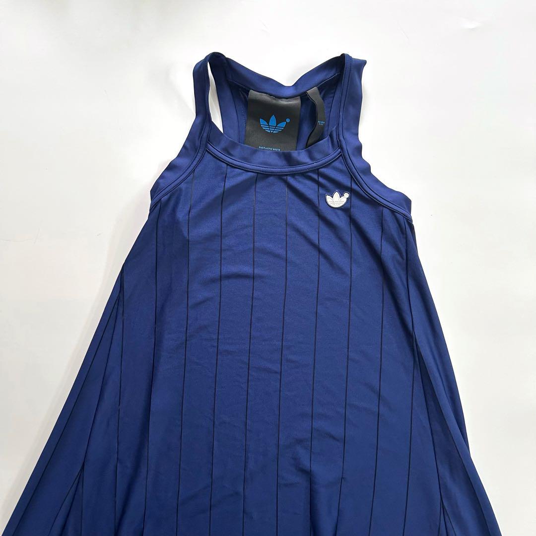 新品未使用☆adidas originalsブルーバージョン　ドレスワンピース adidas ブルーバージョンドレス ワンピース - メルカリ