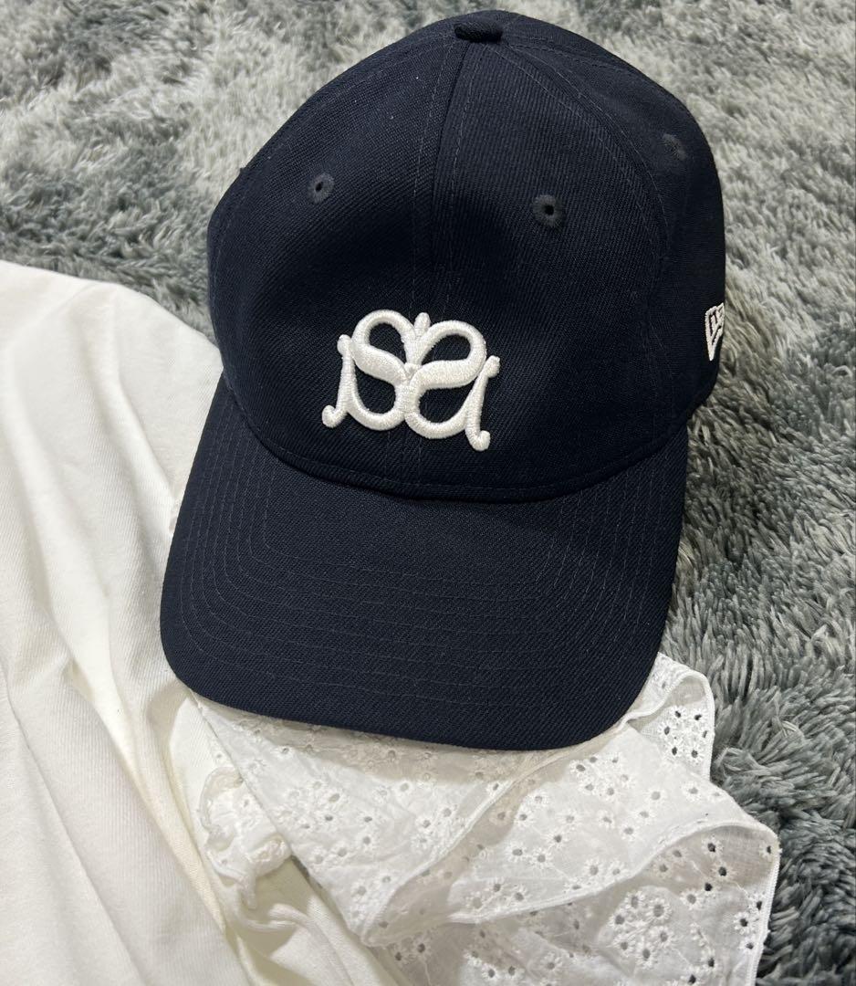 snidel NEWERA コラボ　キャップ　スナイデル　ニューエラ　ネイビー