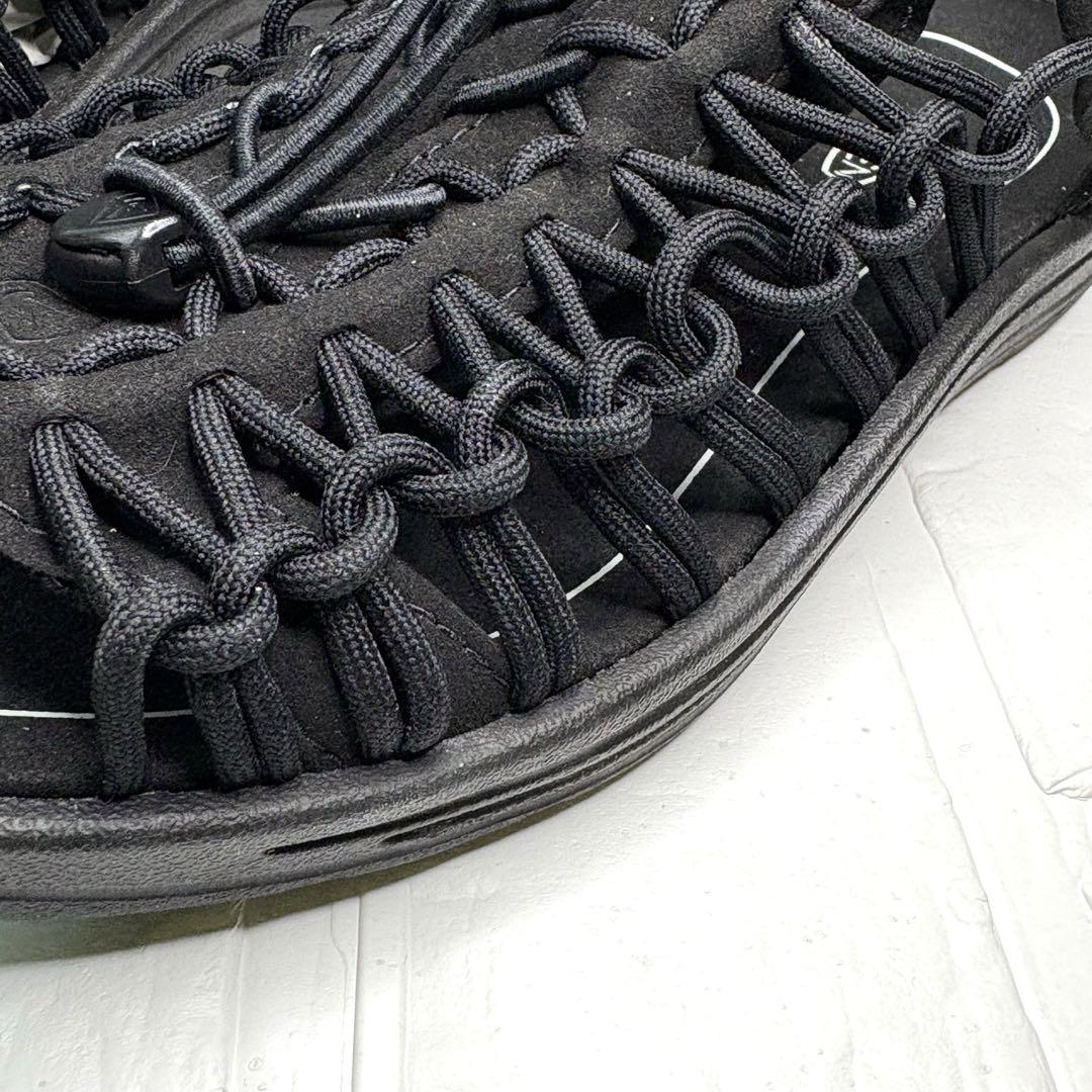 KEEN✿UNEEK Ⅱ OT オープントゥ　ユニーク　ブラック　25