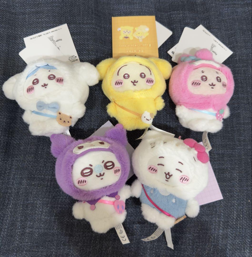 ちいかわ サンリオ マスコット ポシェット バッグ ステッカー