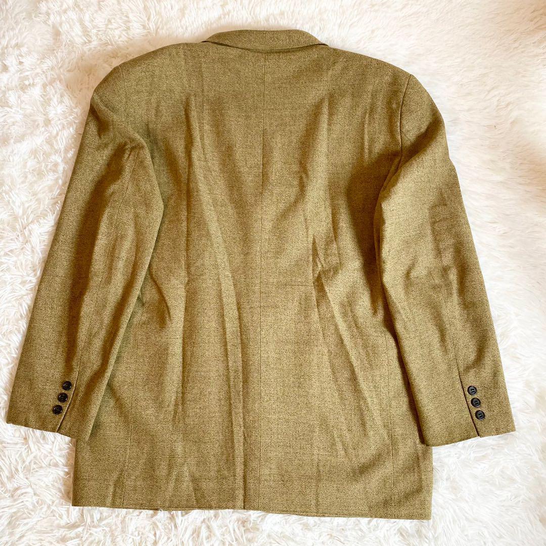 美品/シルク　DIOR スーツ　セットアップ　ベージュ　大きいサイズ LLサイズ