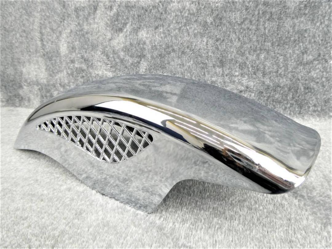 ゼファー４００　専用カラー付　メッシュフェンダー【ブラック】/汎用 新品 ゼファー400 専用カラー付 メッシュフェンダー 黒/ZR400C