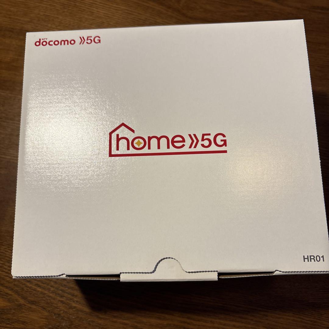 docomo HR01 5G ホームルーター ダークグレー