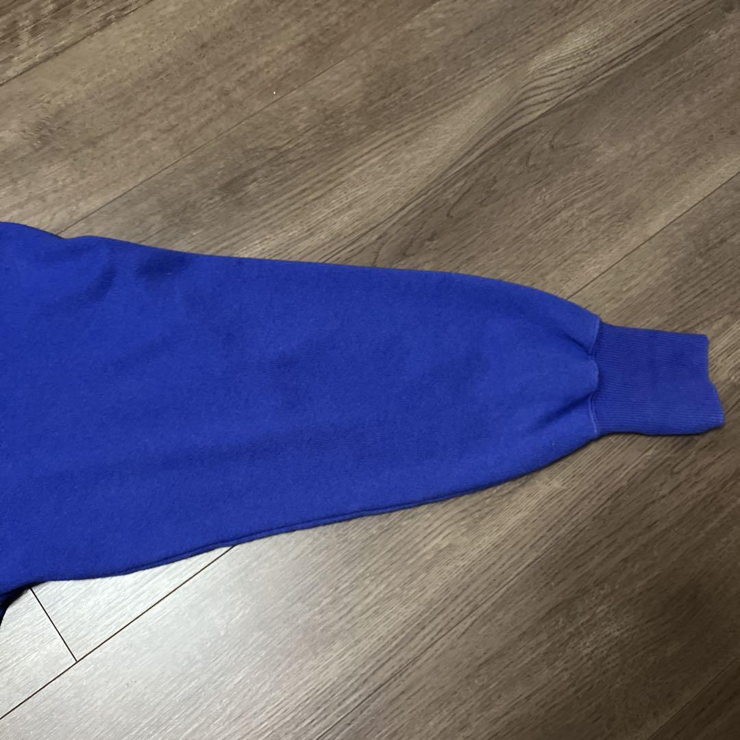 90s NIKE ナイキ 銀タグ スウェットパーカー 刺繍スウッシュ 短丈XL