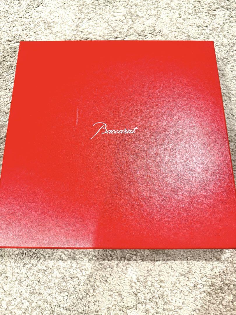 Baccarat バカラ　クリスタルトレイ　お皿　大皿　波型