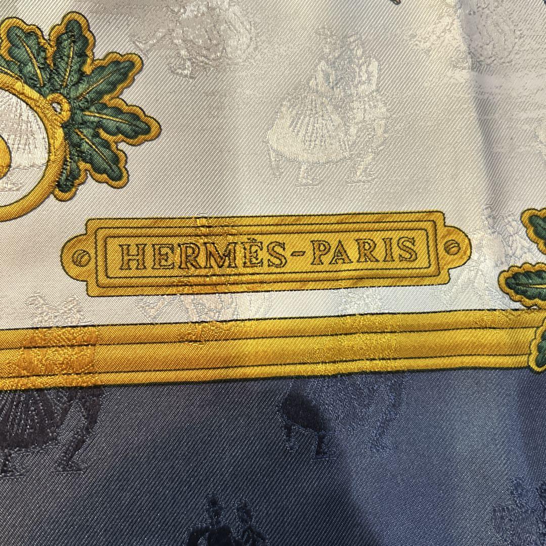 HERMES カレ90 Joies ｄ’Hiver 冬の愉しみ 、未使用に近い
