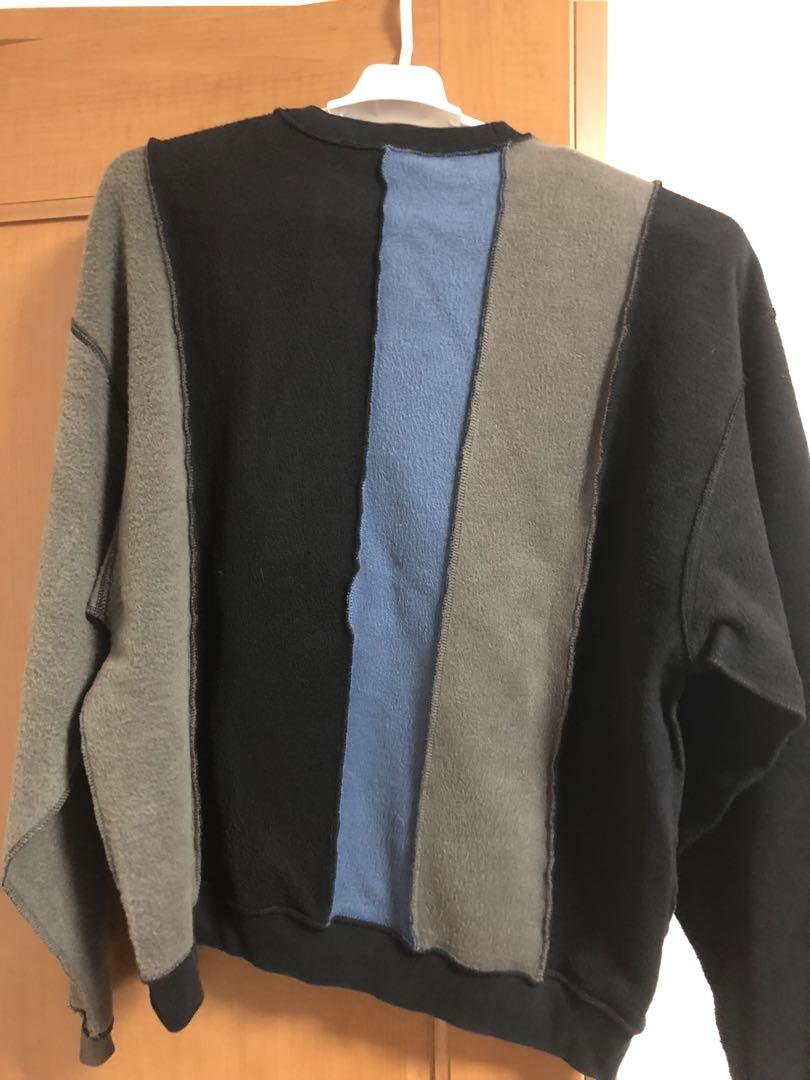 OY REVERSE COLOR BLOCK MTM トレーナー