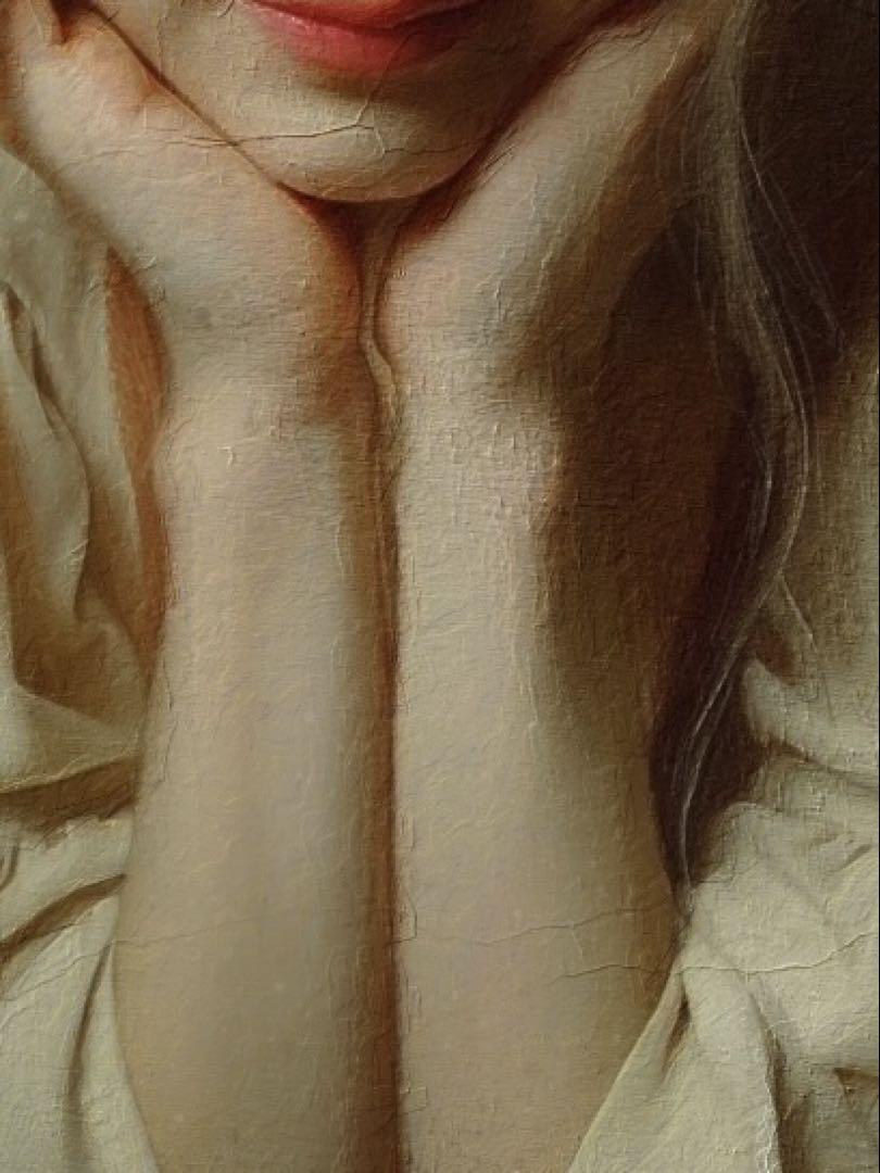 【板材に映し出された絵画】見た事ないアート作品を〜美しい肌を持つ女性のアート作品