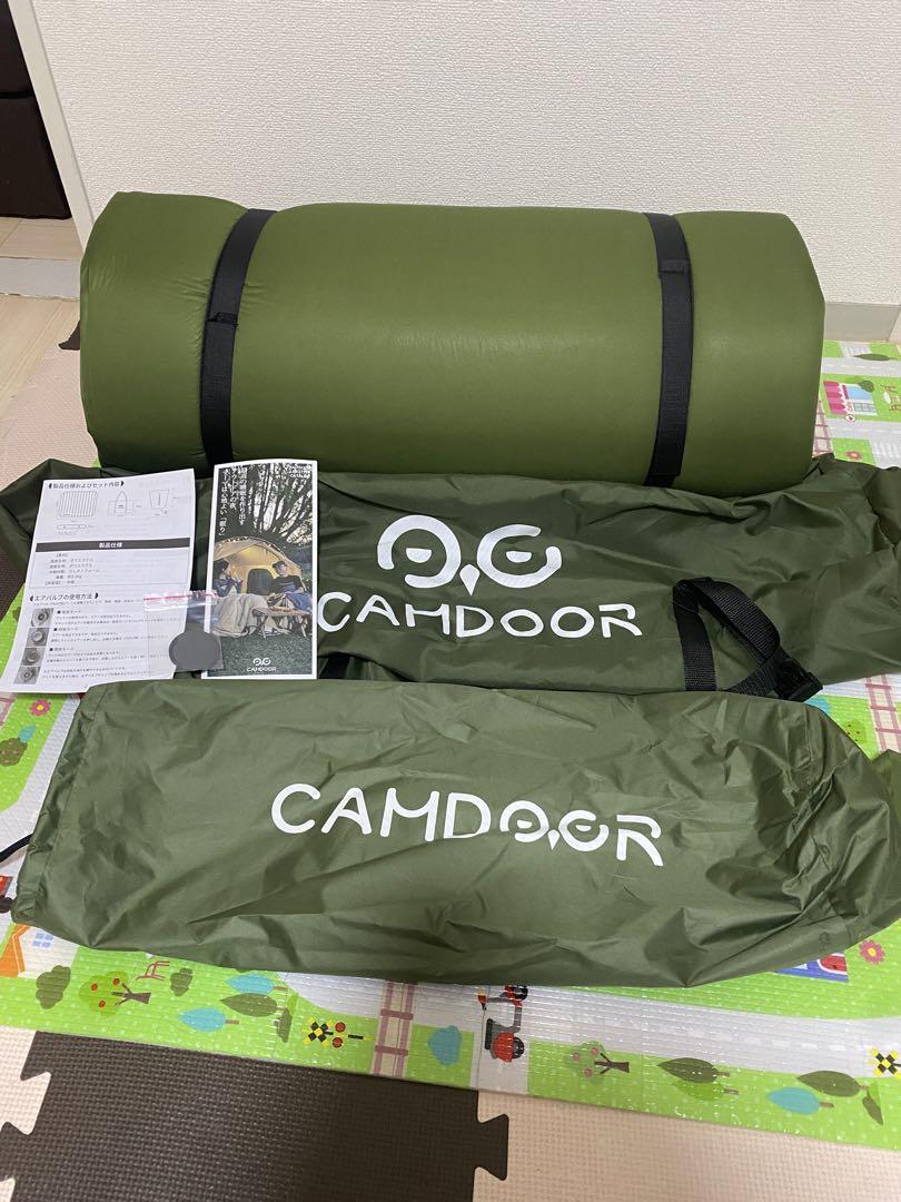CAMDOOR インフレーターマット　ダブル 10cm 自動膨張収納バッグ付属
