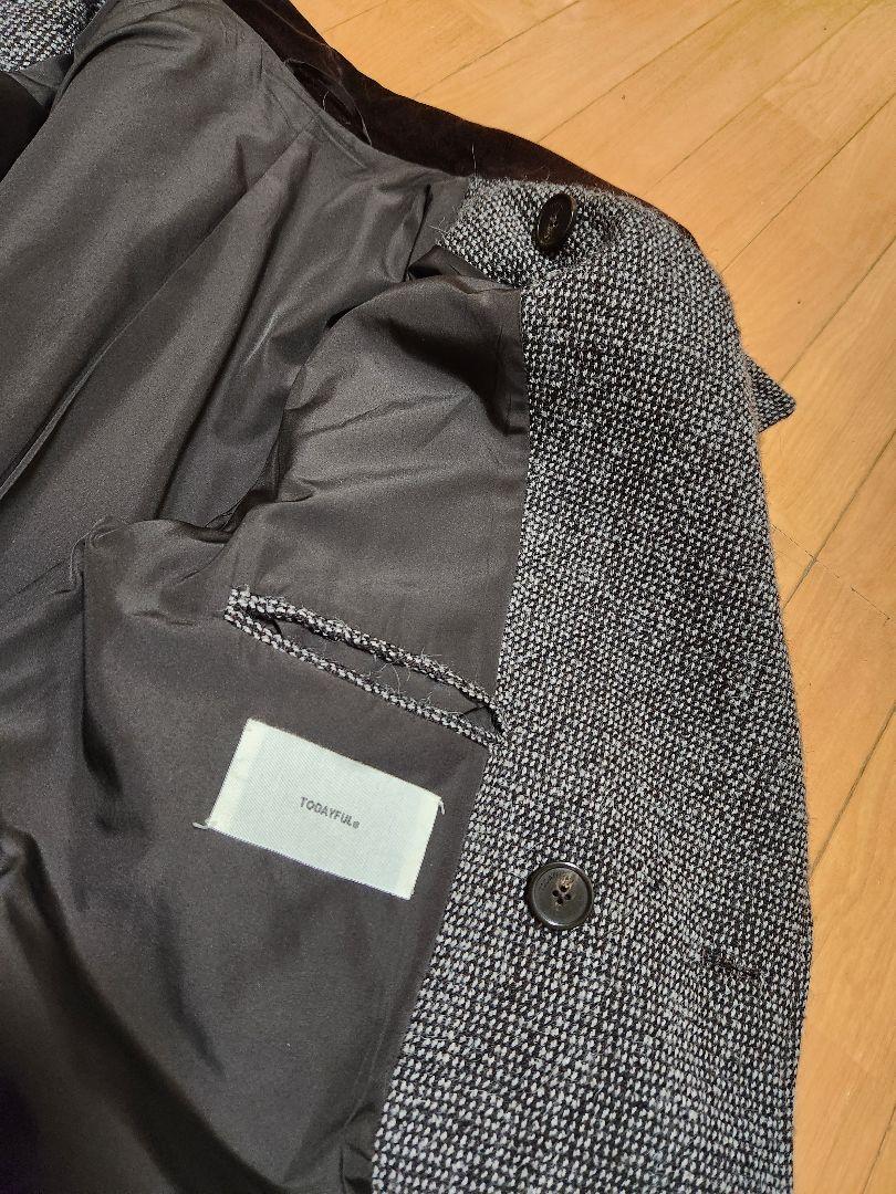 ジャケット・アウター TODAYFUL Doublecollar Tweed Coat