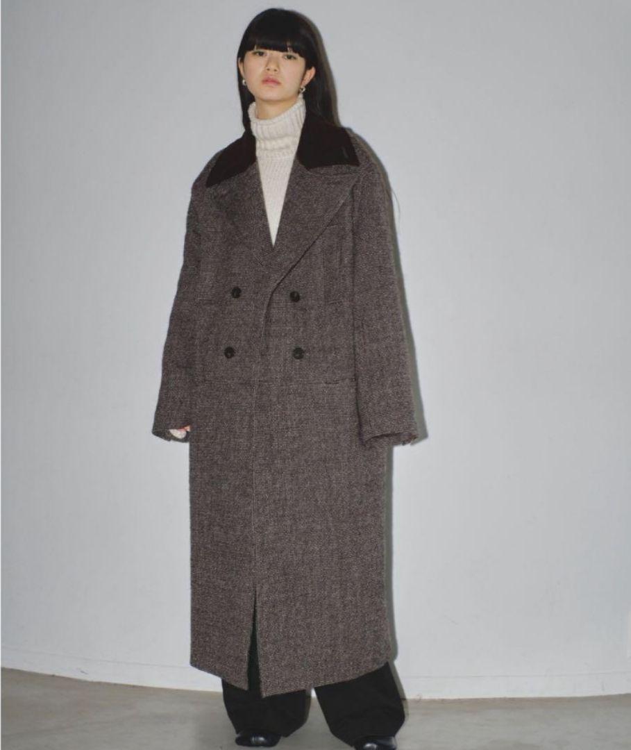 ジャケット・アウター TODAYFUL Doublecollar Tweed Coat