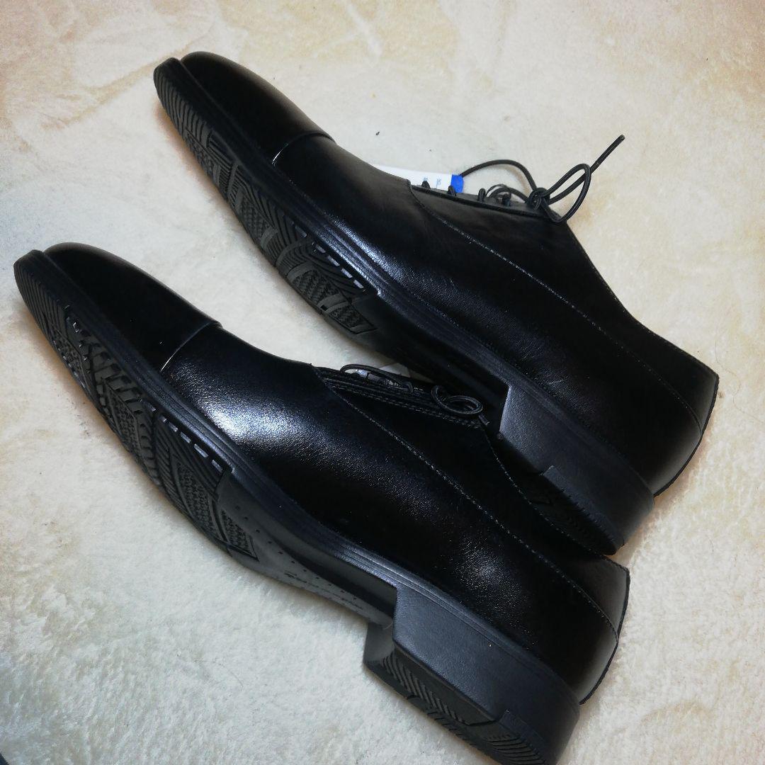 未使用　Mr.JUNKO　本革　ビジネスシューズ　黒　消臭加工　マドラス