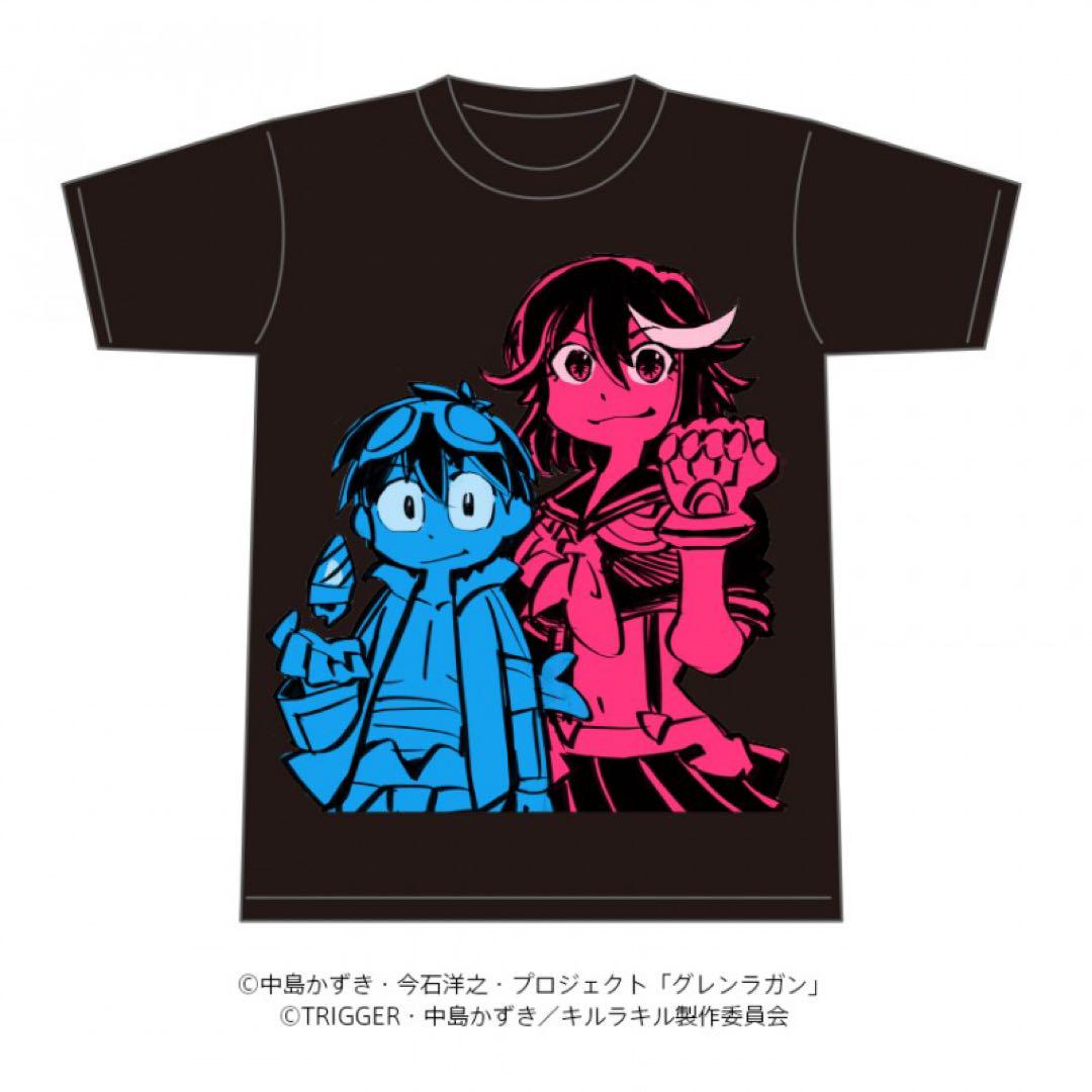 受注販売「天元突破グレンラガン対キルラキル展」今石洋之来場記念描き下ろしTシャツ
