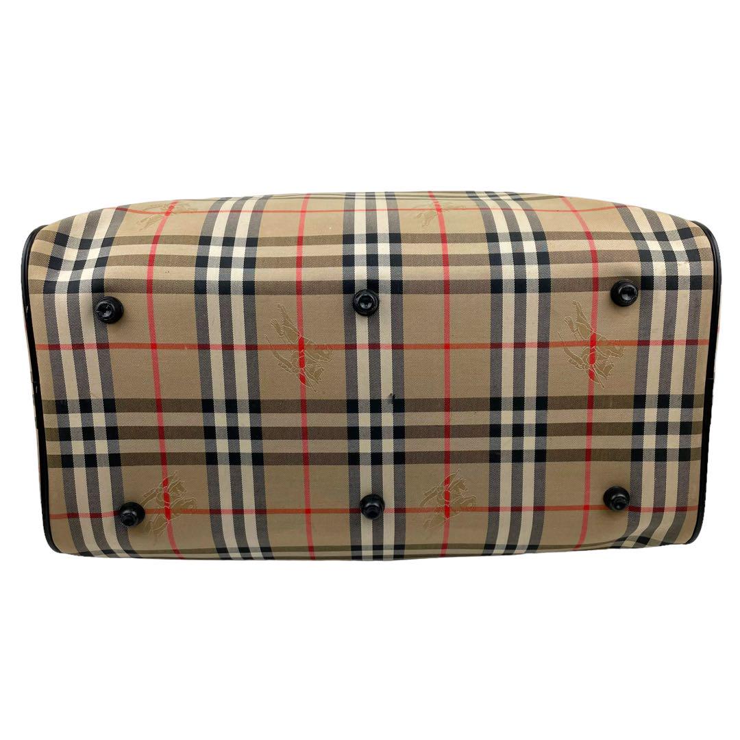 ✨良品 Burberry バーバリー ボストンバッグ 旅行 ノバチェック 大容量