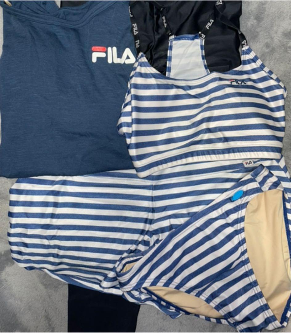 FILA 9M 水着セット ボーダー 5点セット - メルカリ FILA 9M 水着セット ボーダー 5点セット - メルカリ