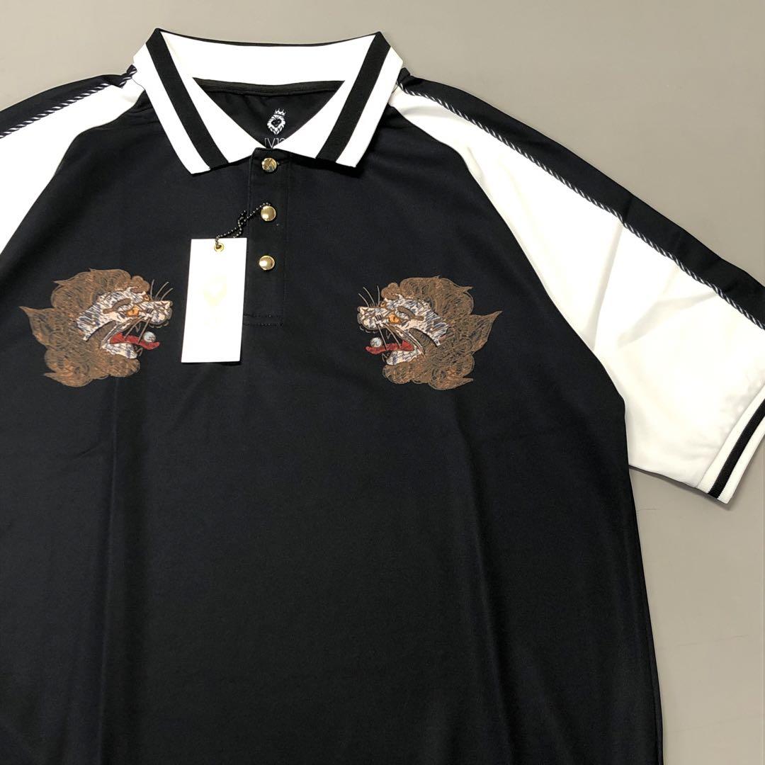 未使用タグ付★V12 22 SKA POLO メンズL ゴルフ ポロシャツ