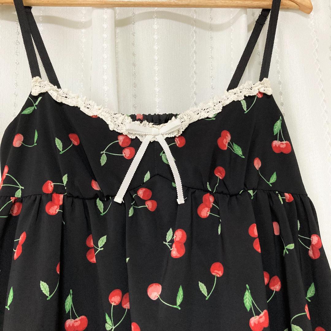 E hyphen world gallery BonBon チェリー柄ワンピース