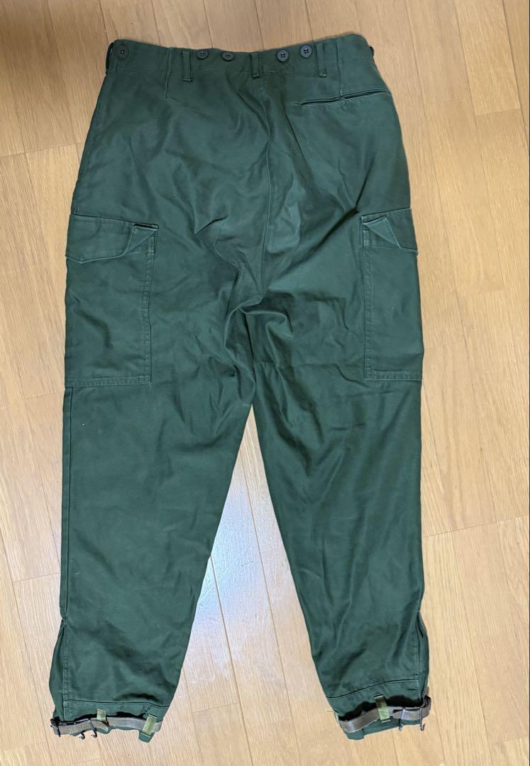 【裾ベルトあり】スウェーデン軍M59 前期パンツ