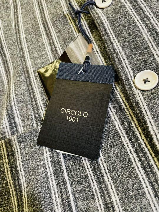 在庫超激得 新品未使用❗️ CIRCOLO1901 チルコロ ジャケット グレー sgbOI-m64001435378 人気SALE豊富な