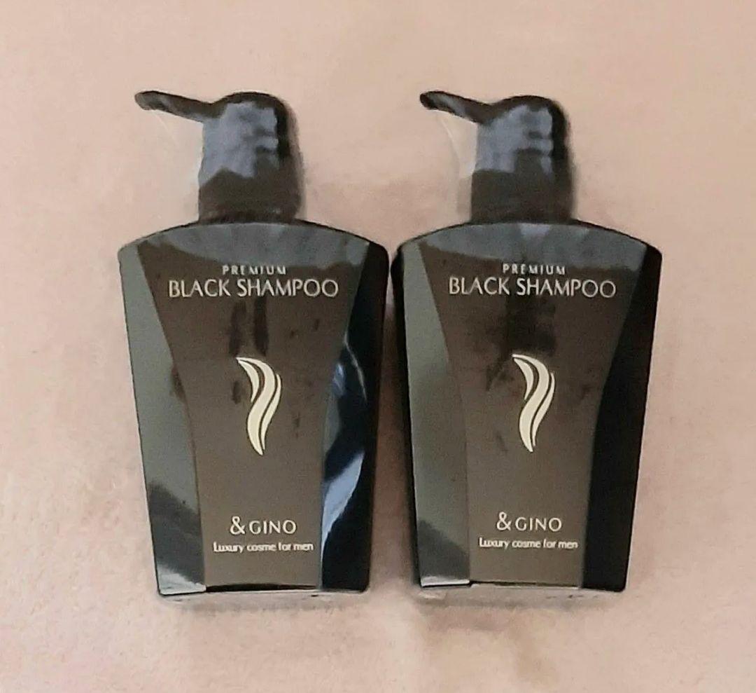 &GINO（アンドジーノ）プレミアムブラックシャンプー　400ml×2本