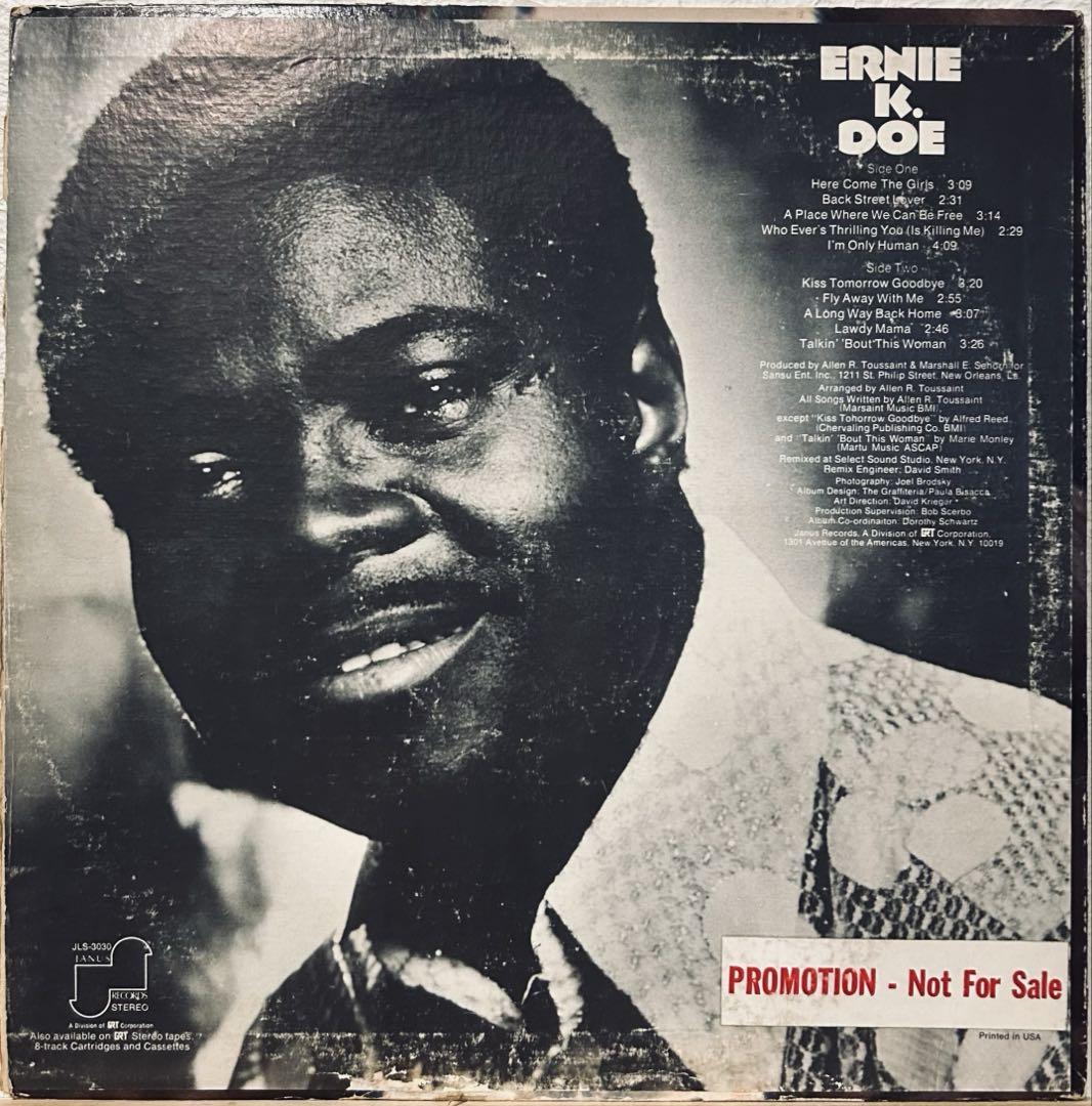 Ernie K. Doe レコード LP プロモ US オリジナル 希少 レア