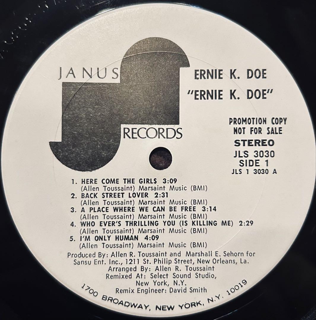 Ernie K. Doe レコード LP プロモ US オリジナル 希少 レア