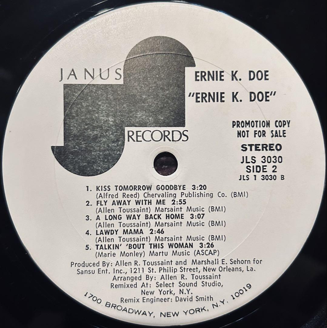 Ernie K. Doe レコード LP プロモ US オリジナル 希少 レア