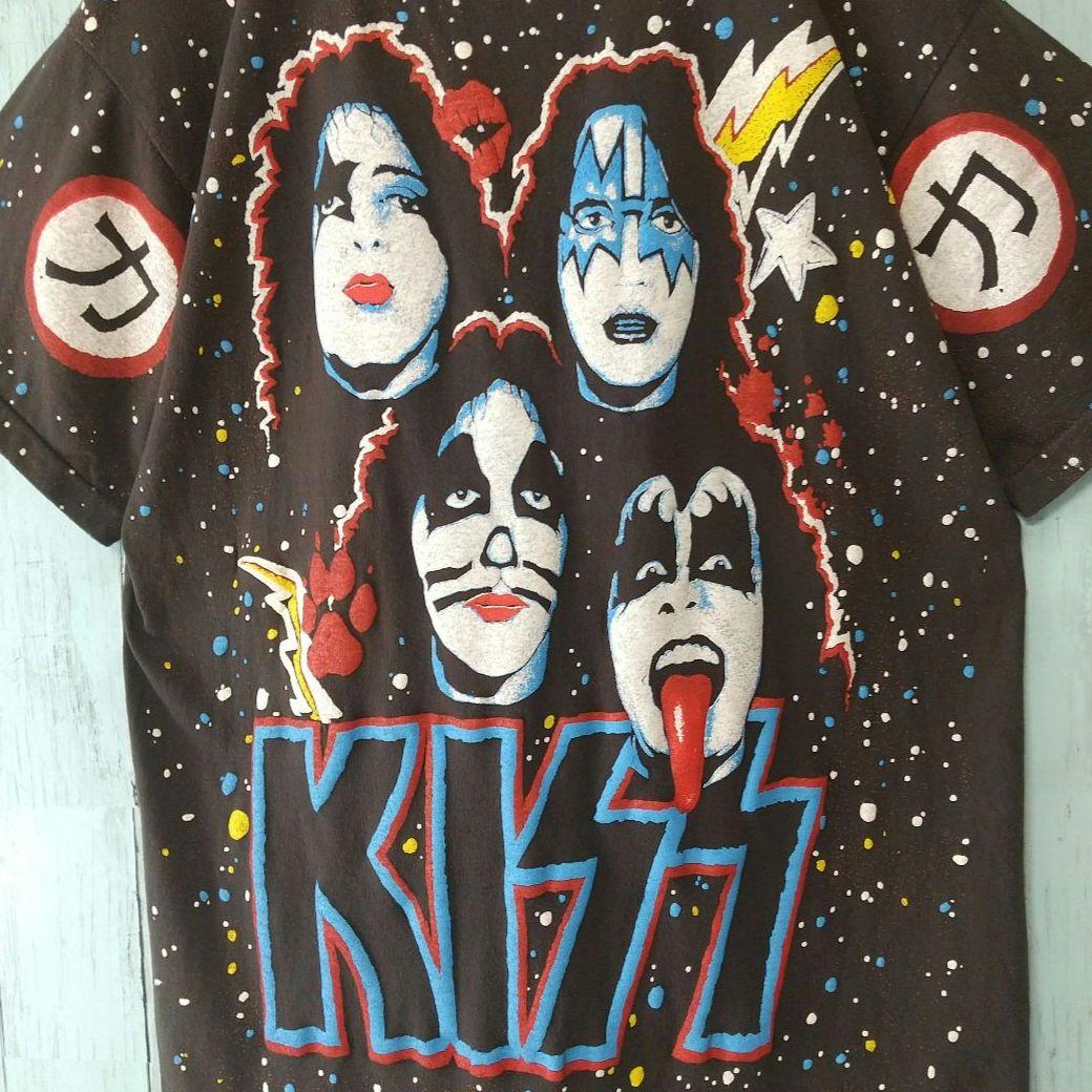 期間限定特別価格 KISS Tee 「力」90´s / USA製 半袖Tシャツ バンド