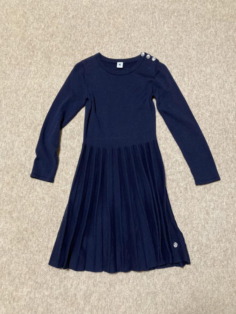 【値下げ】プチバトー　ニットワンピース　10ans / 140cm