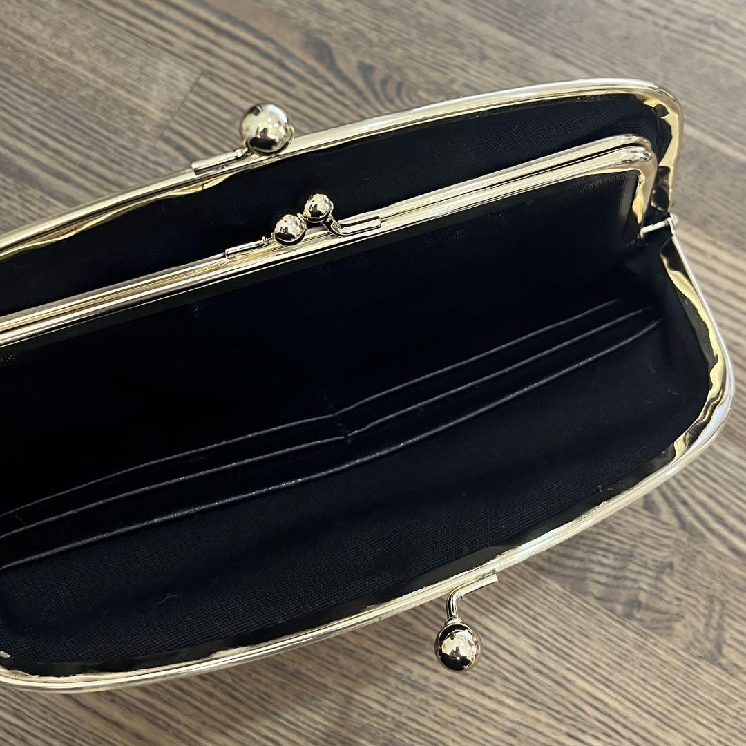 【新品未使用】ease シープレザーウォレット L がまぐち長財布