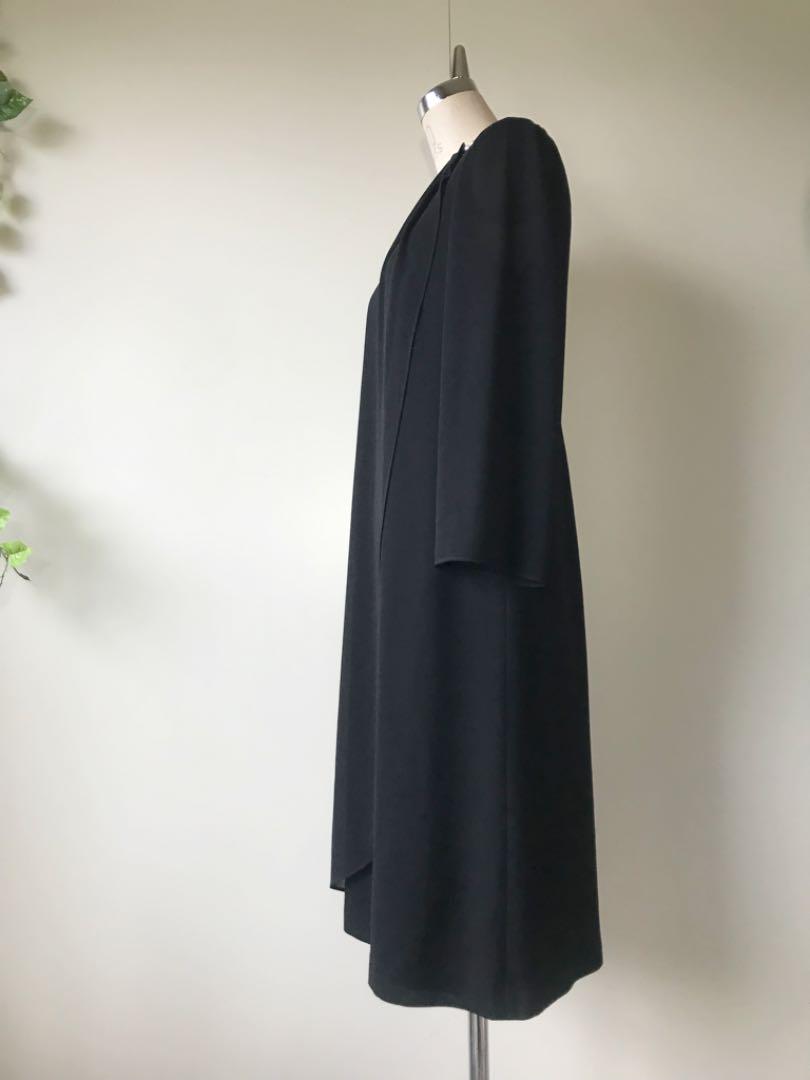 新品ワール ワンピース 喪服 礼服 上品 GXNAV-m64009835285 ペルル 洗える 9号ブラックフォーマル 即納爆買い