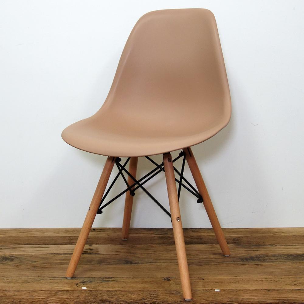 イームズ DSWシェルチェア イス 椅子 Eames 家具 ミルクティー /NT