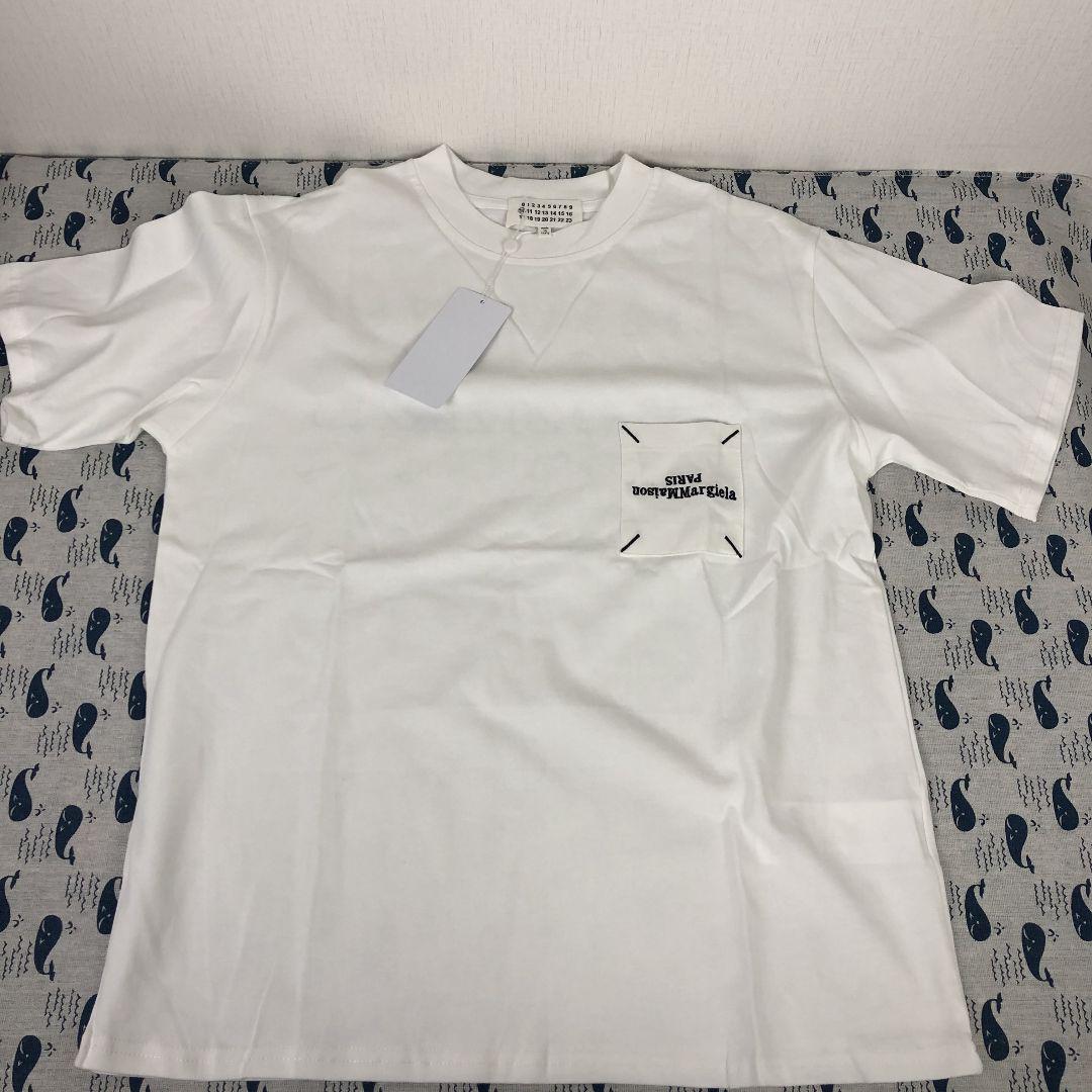 メゾンマルジェラ Maison margiela Tシャツ ロゴ ホワイト Maison Margiela メゾン・マルジェラ ロゴ Tシャツ - FARFETCH