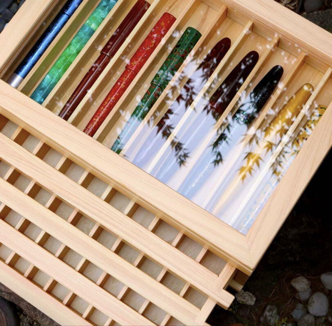 WANCHER Hitasugi Wood Craft 日田杉Penbox 50